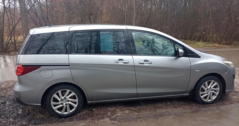 Mazda 5 cena 30500 przebieg: 159000, rok produkcji 2012 z Warszawa małe 106